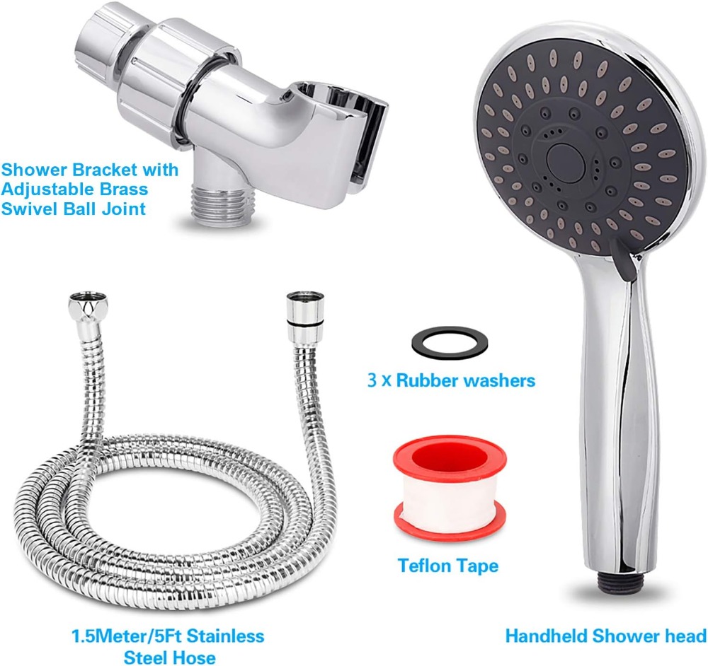 5-Setting High Pressure Handhe - High Pressure Shower Head Handheld recension och pris