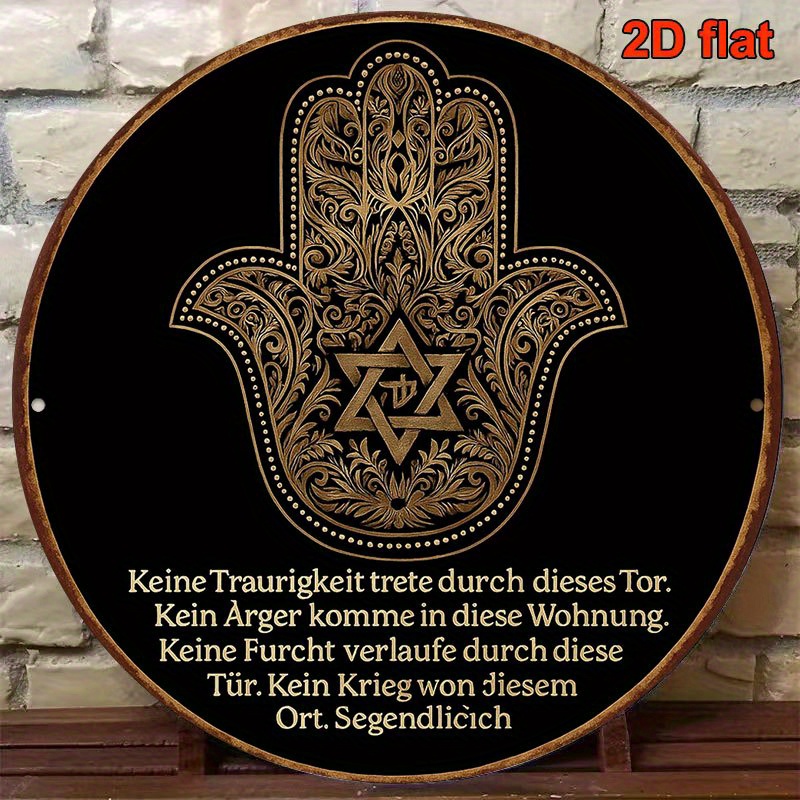 CIFBUY Vintage Aluminum Wall A - Home Decor recension och pris