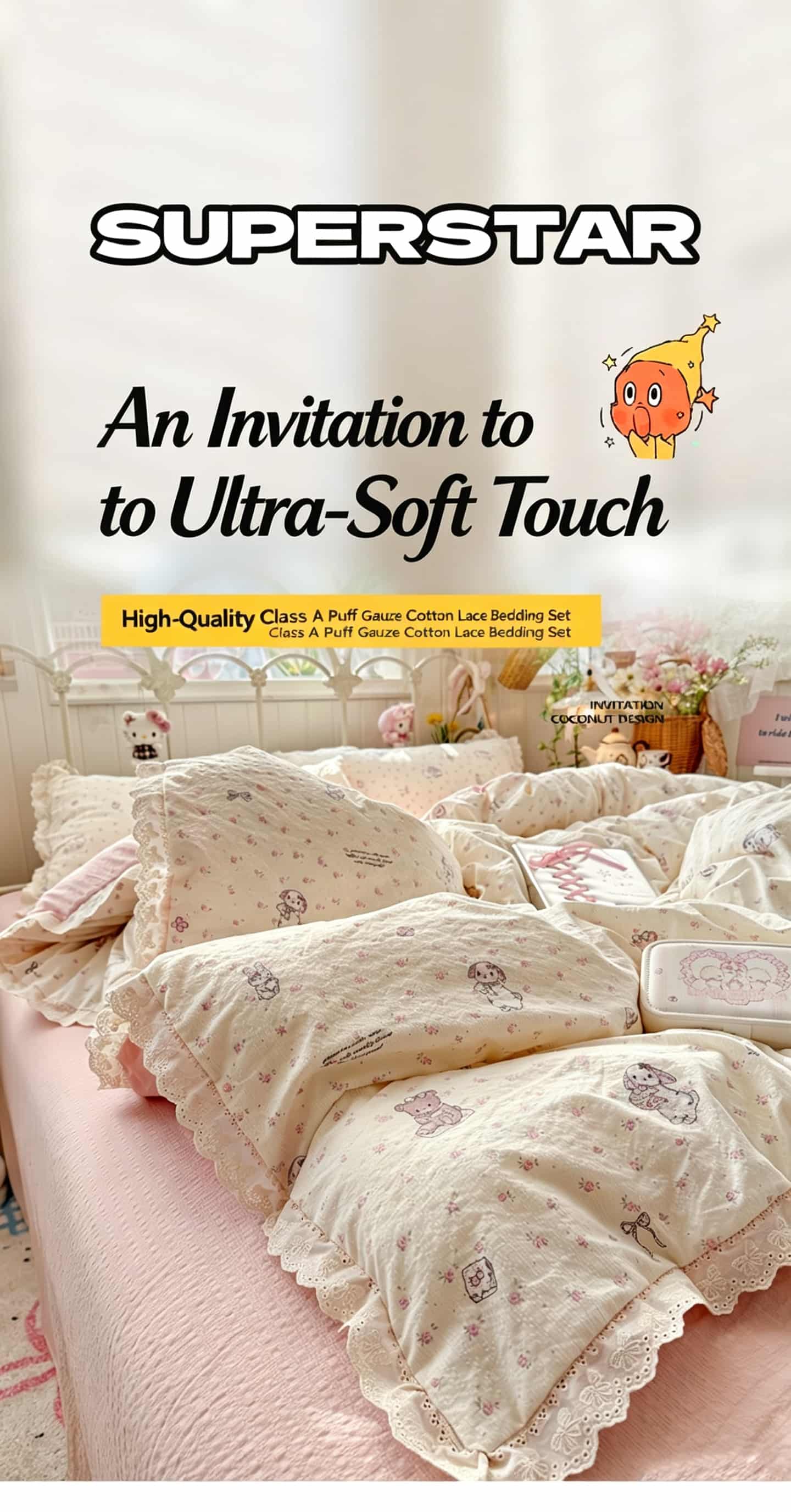 Aesthetic Cottagecore Bedding  - Aesthetic Floral Duvet Cover recension och pris