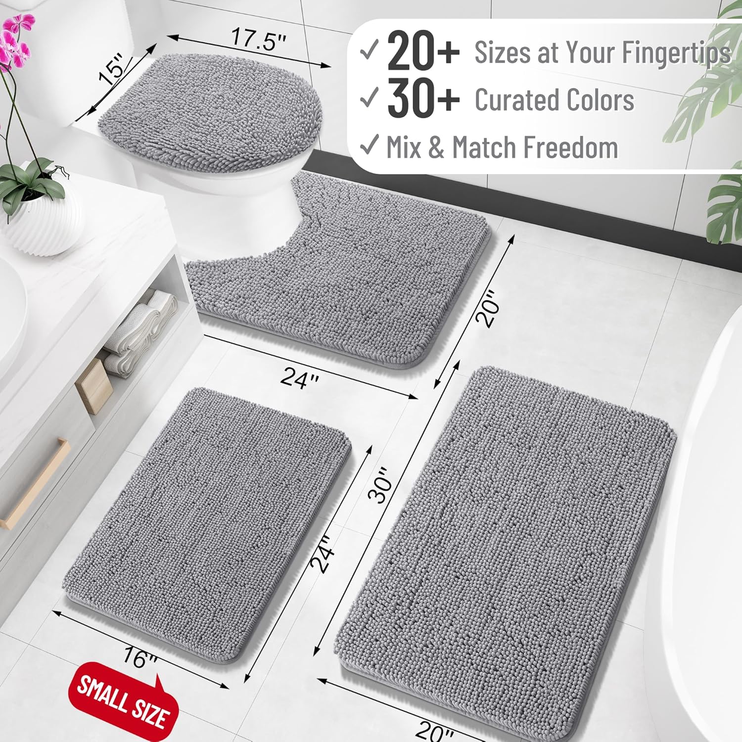 Bathroom Rugs Soft Absorbent C - Quick Dry Diatomite Bath Mat recension och pris