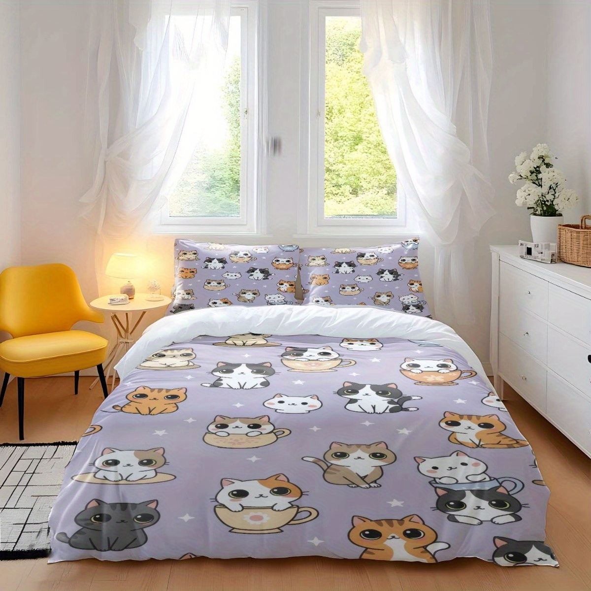 Soft Duvet Cover Set of Three  - Duvet Cover Sets With Zipper recension och pris