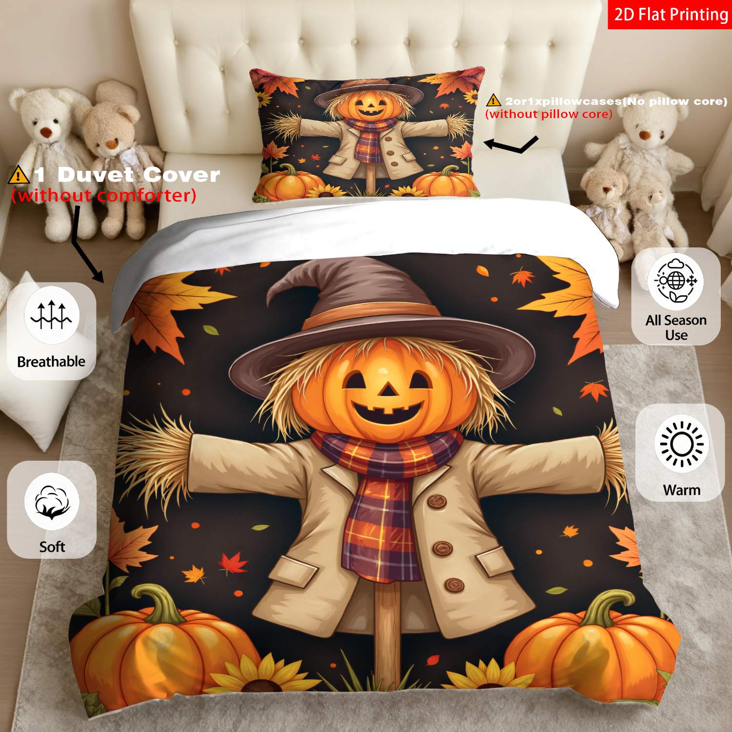Duvet Cover Set with Pillowcas - Duvet Cover Sets With Zipper recension och pris