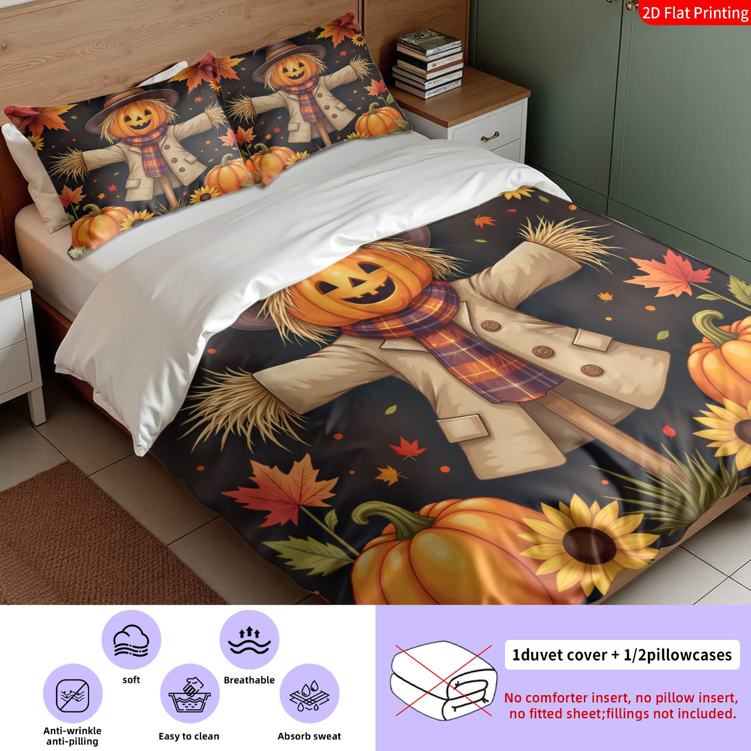 Duvet Cover Set with Pillowcas - Duvet Cover Sets With Zipper recension och pris