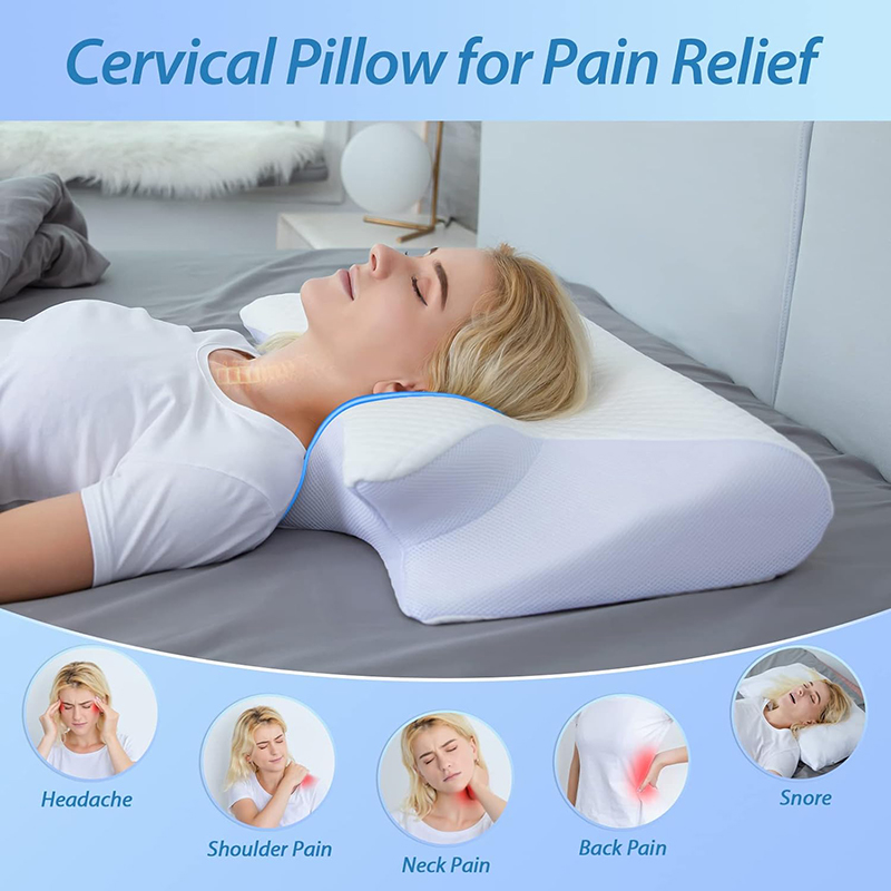 New Memory Foam Cervical Pillo - Anti Snore Contour Pillow recension och pris