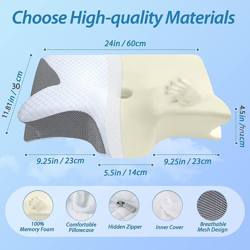 New Memory Foam Cervical Pillo - Anti Snore Contour Pillow recension och pris