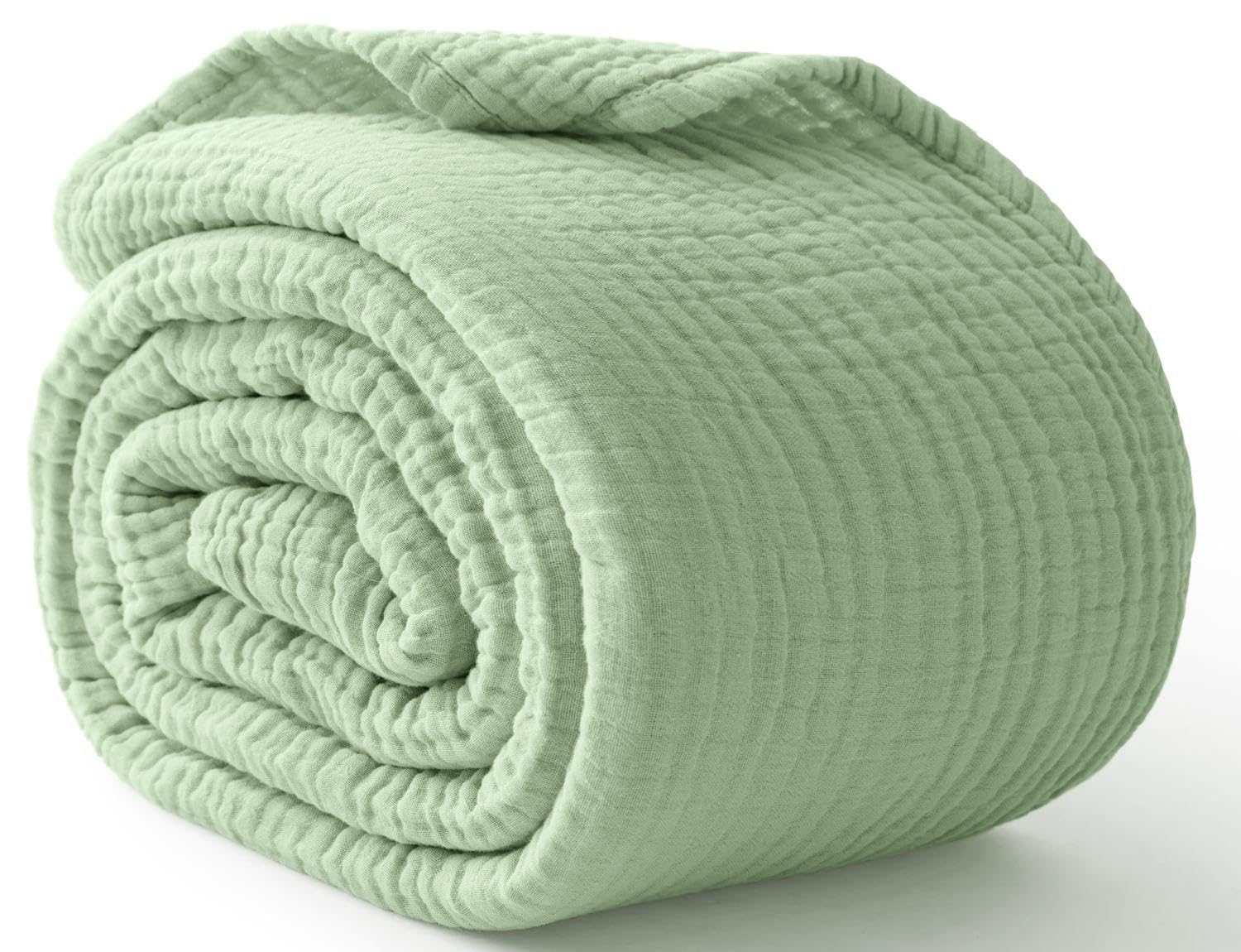 100% Cotton Blanket for Bed So - Muslin Cotton Bedspread recension och pris