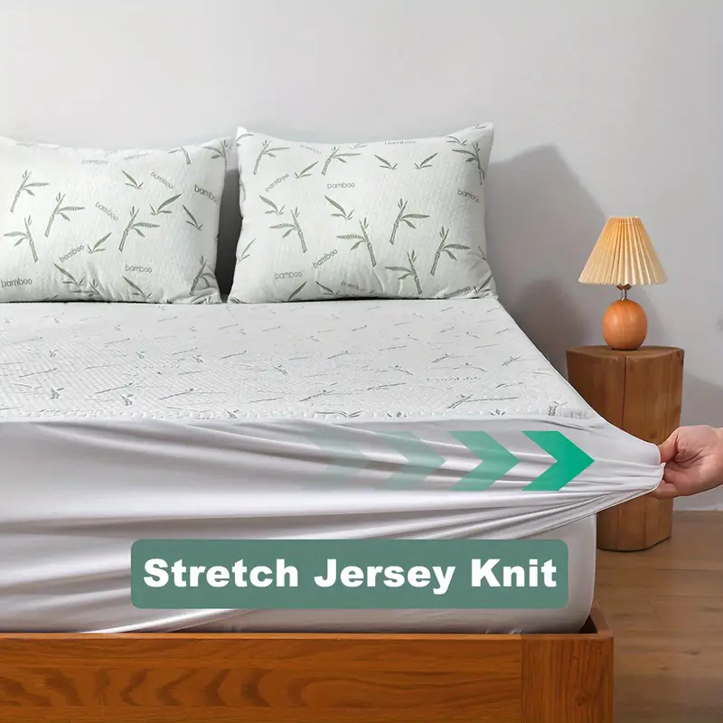 1pc Bamboo Mattress Protector, - Waterproof Mattress Protector Breathable recension och pris