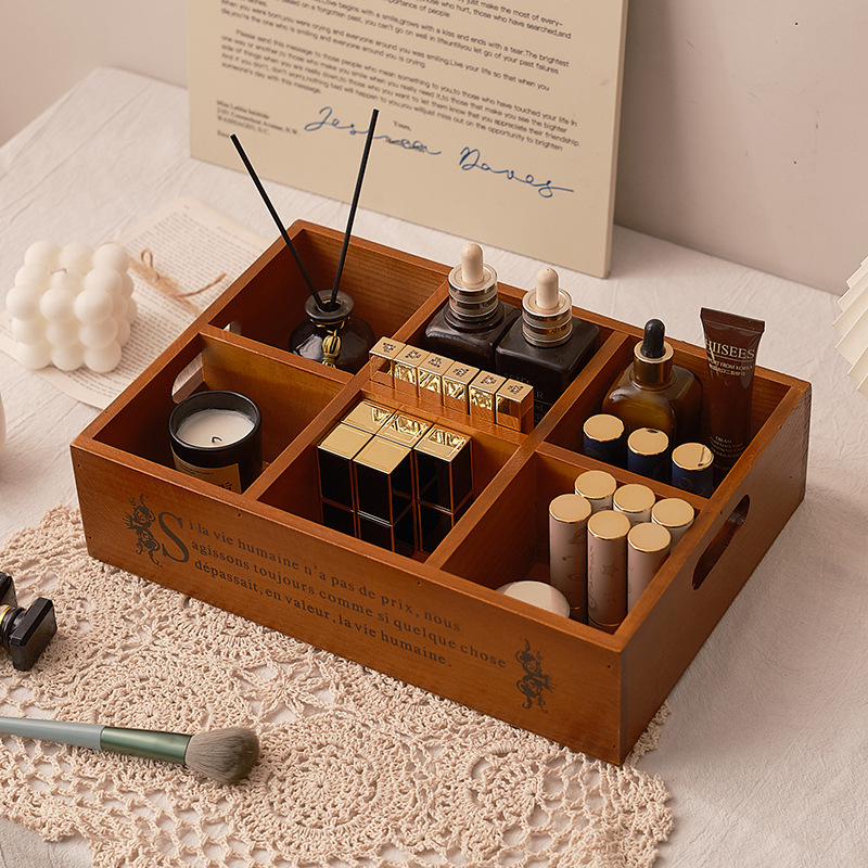 Zakka retro wooden portable si - Storage & Organization recension och pris
