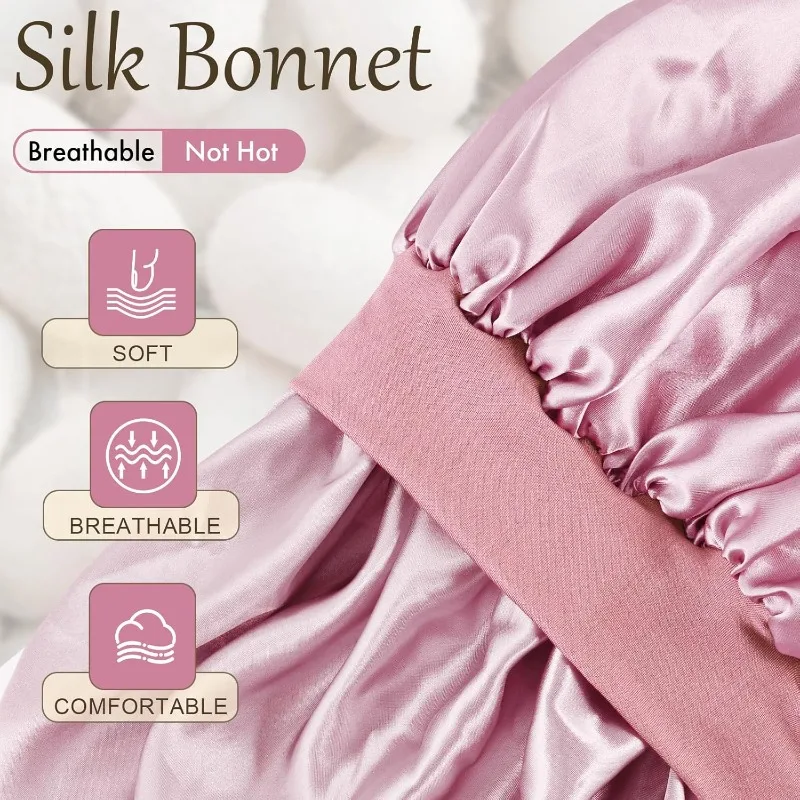 2PCs Silk Pillowcase & Satin B - Satin Silk Pillowcase Hair Skin recension och pris