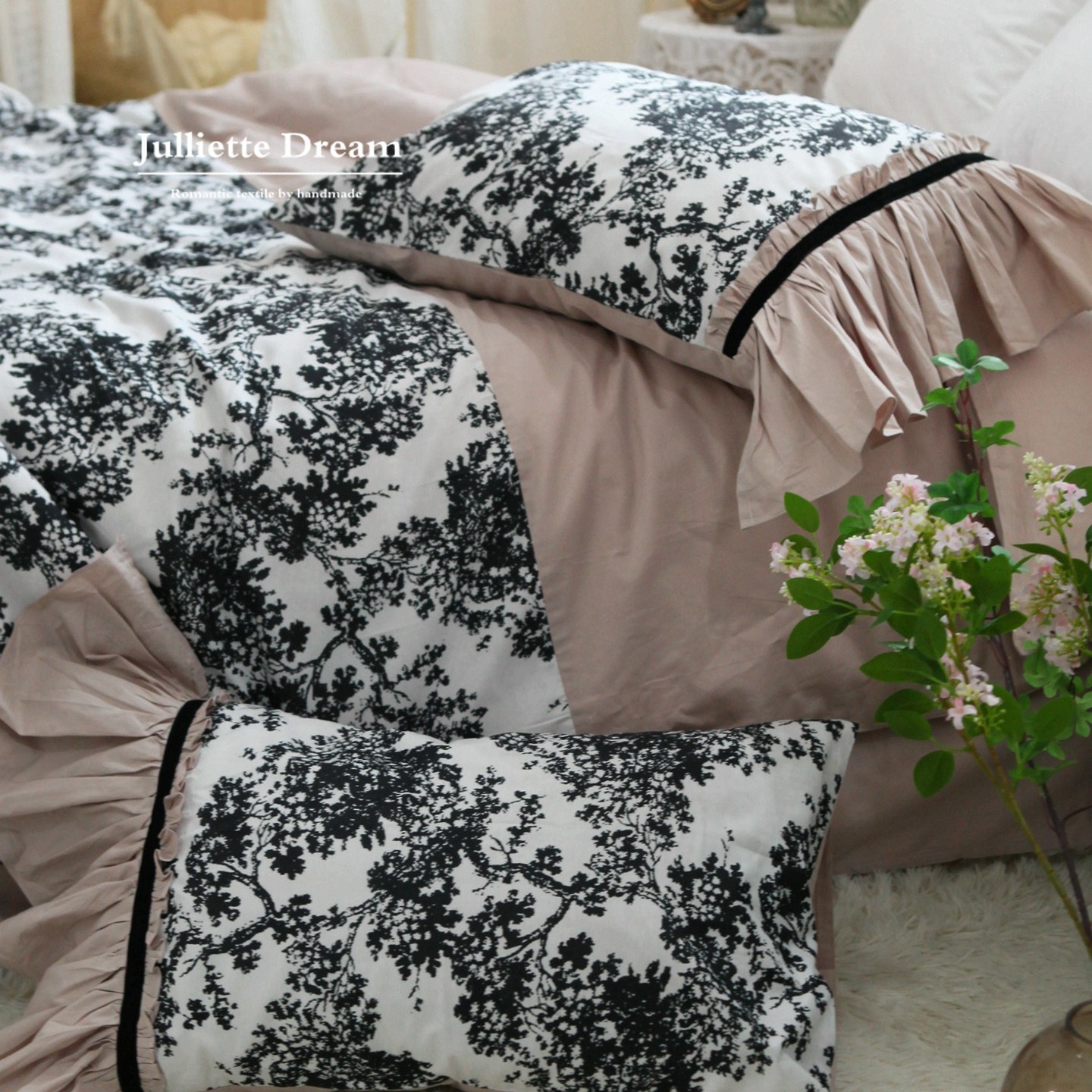 Christy French Style Princess  - Aesthetic Floral Duvet Cover recension och pris