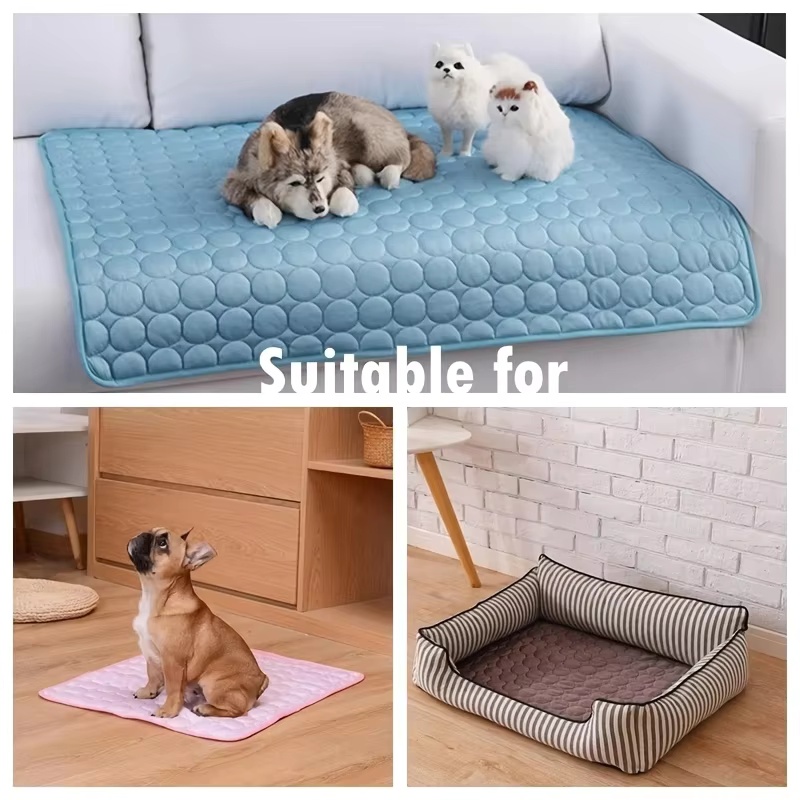 Pet Ice Mat Summer Cooling Mat - Cooling Blanket Hot Sleepers recension och pris