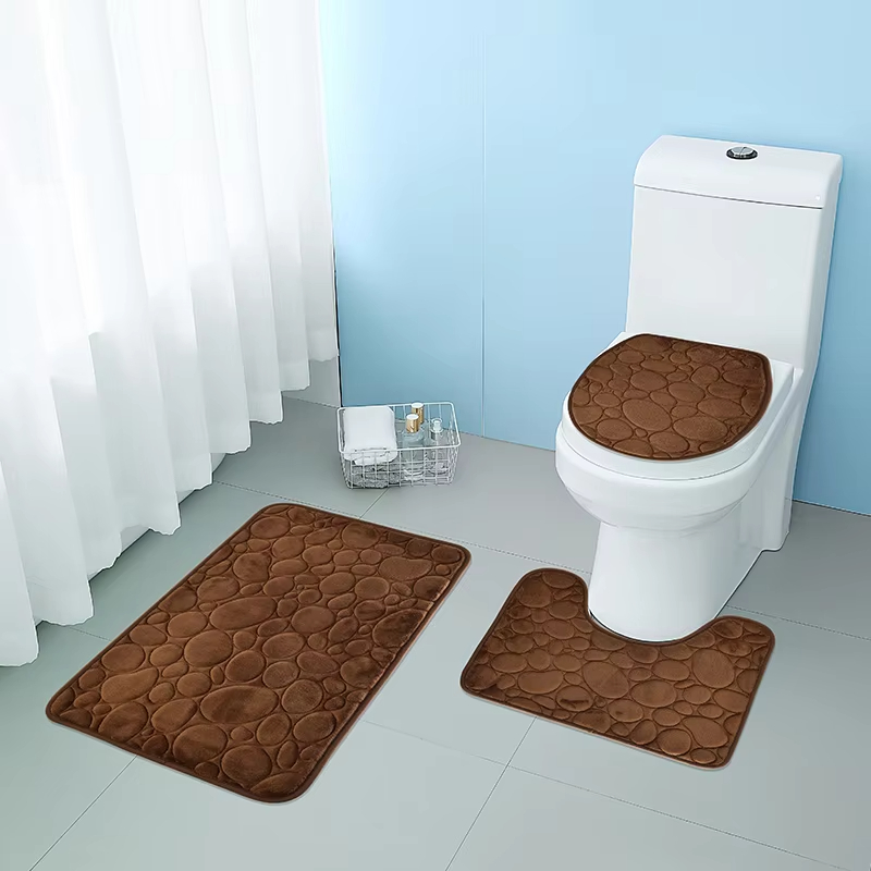 3PCS/Set Bath Mats Nonslip Sof - Quick Dry Diatomite Bath Mat recension och pris