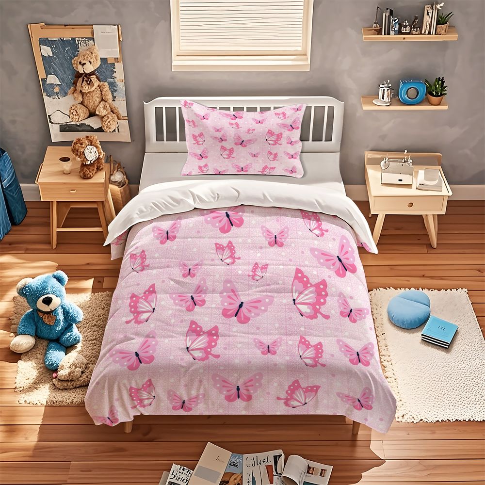 Butterfly Duvet Cover Set Aest - Aesthetic Floral Duvet Cover recension och pris