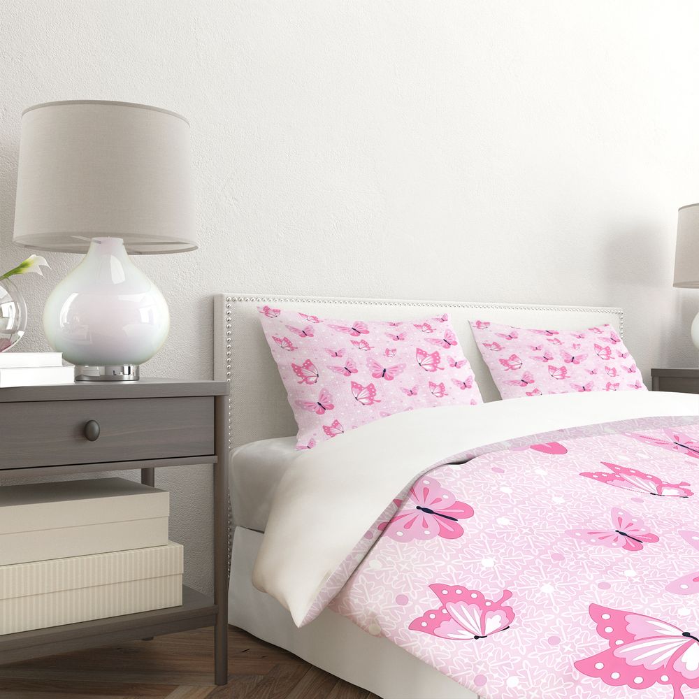 Butterfly Duvet Cover Set Aest - Aesthetic Floral Duvet Cover recension och pris