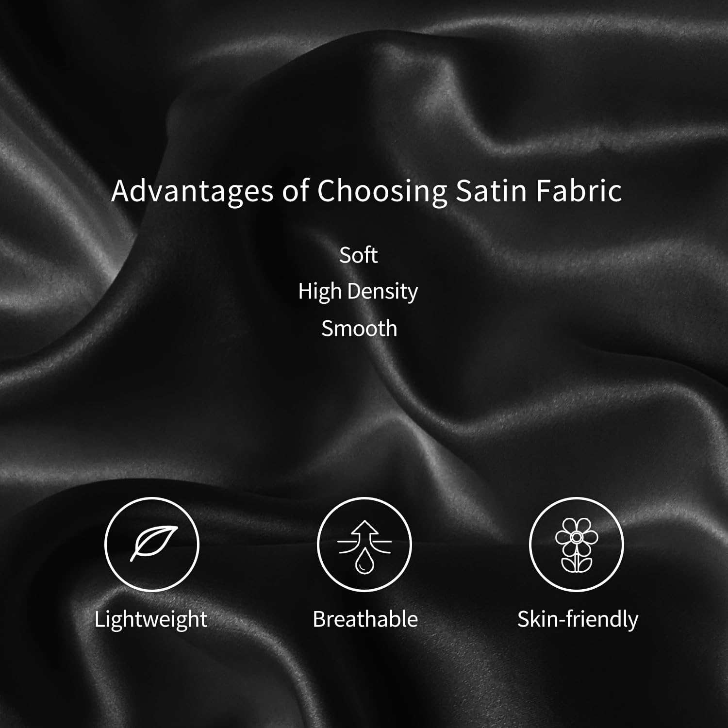 2 Pack Satin Pillowcase for Ha - Satin Silk Pillowcase Hair Skin recension och pris