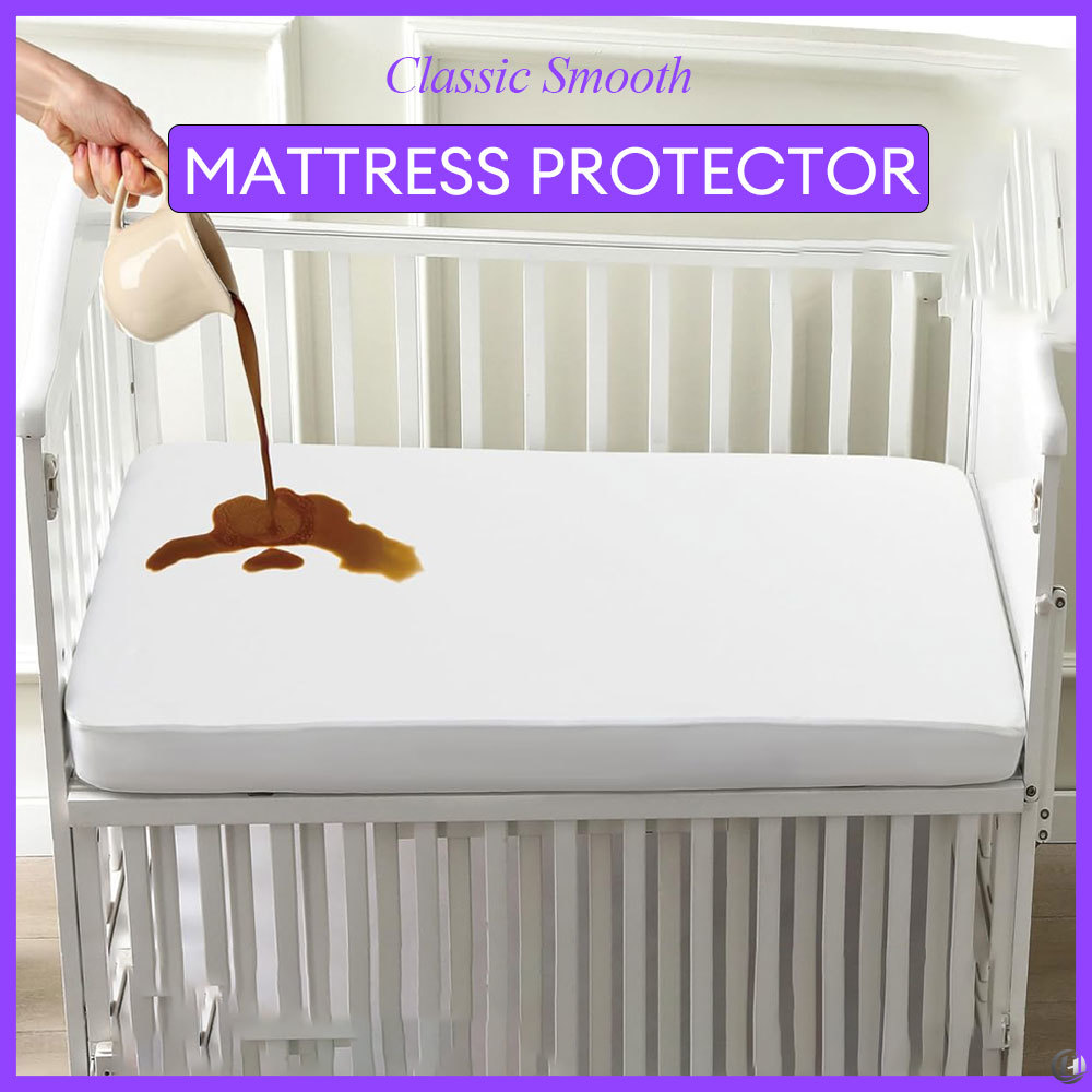 1pc Crib Mattress Protector Sm - Waterproof Mattress Protector Breathable recension och pris