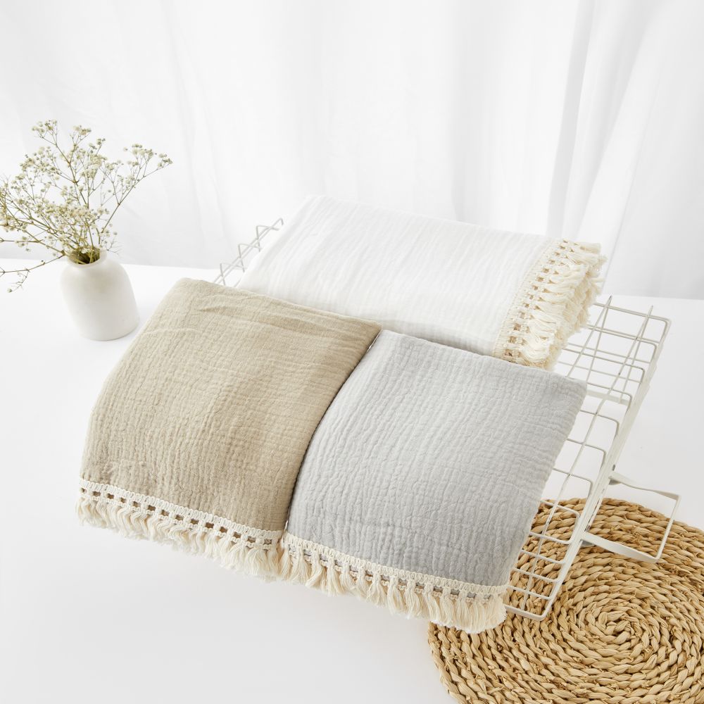 Cotton Muslin Swaddle Blankets - Muslin Cotton Bedspread recension och pris