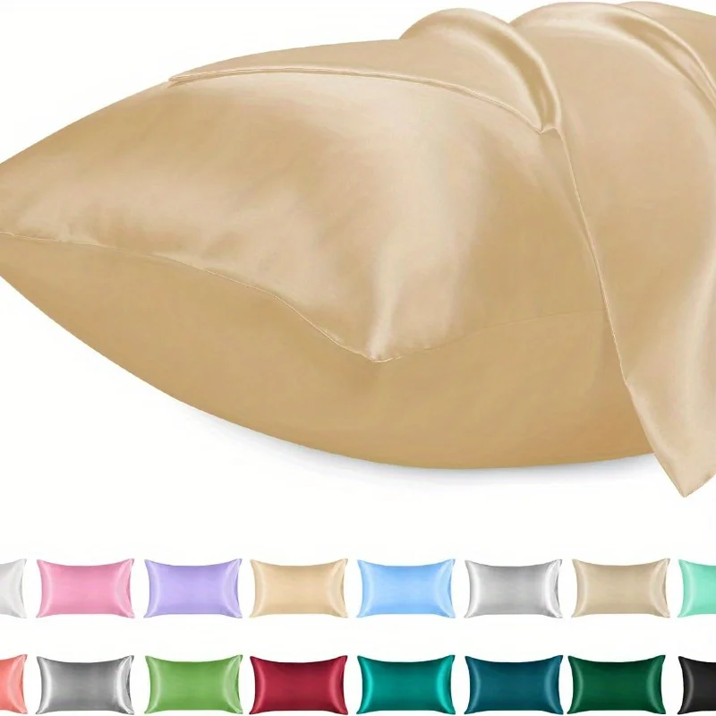 1PC Satin Pillowcase for Hair  - Satin Silk Pillowcase Hair Skin recension och pris
