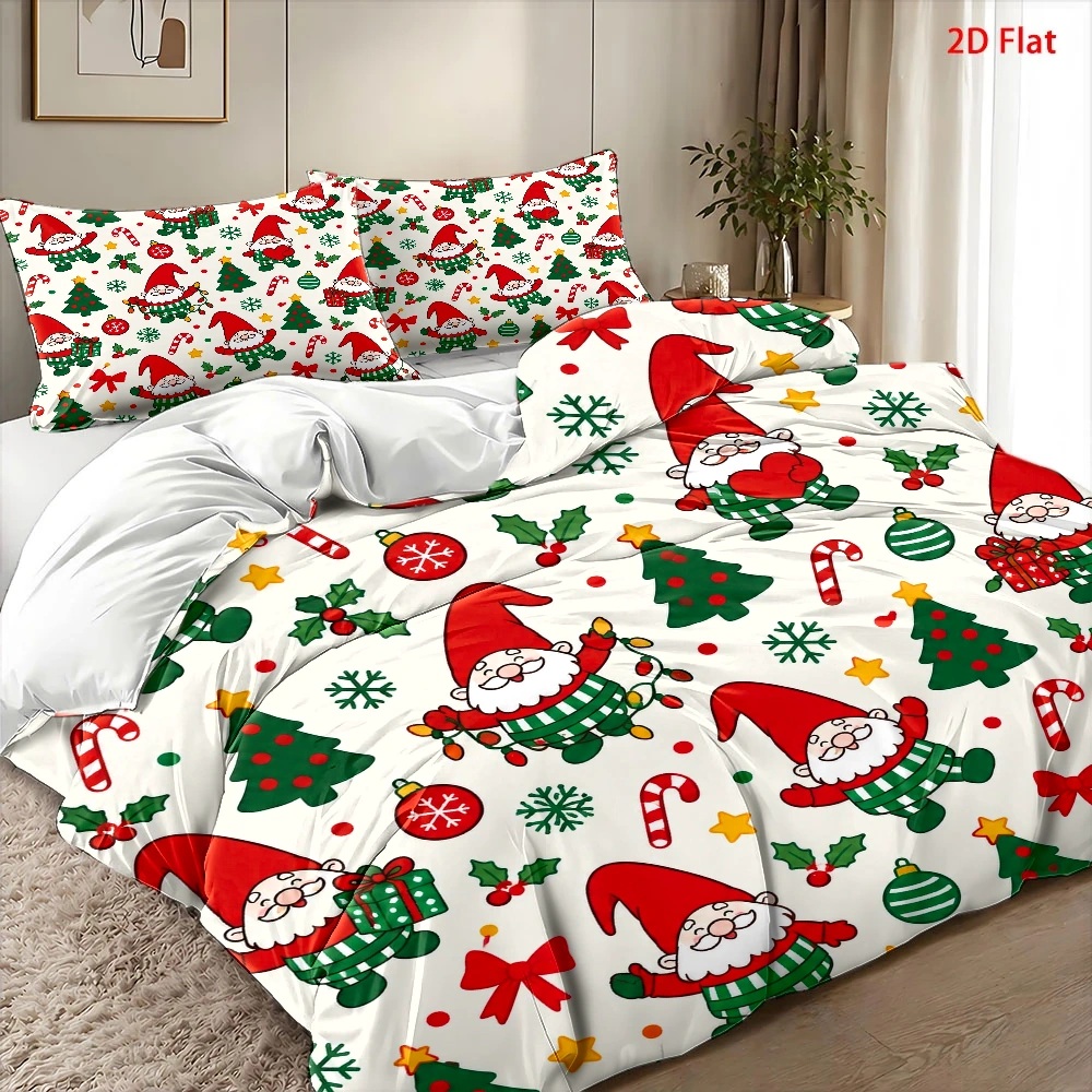 Christmas Gnome Christmas Tree - Duvet Cover Sets With Zipper recension och pris