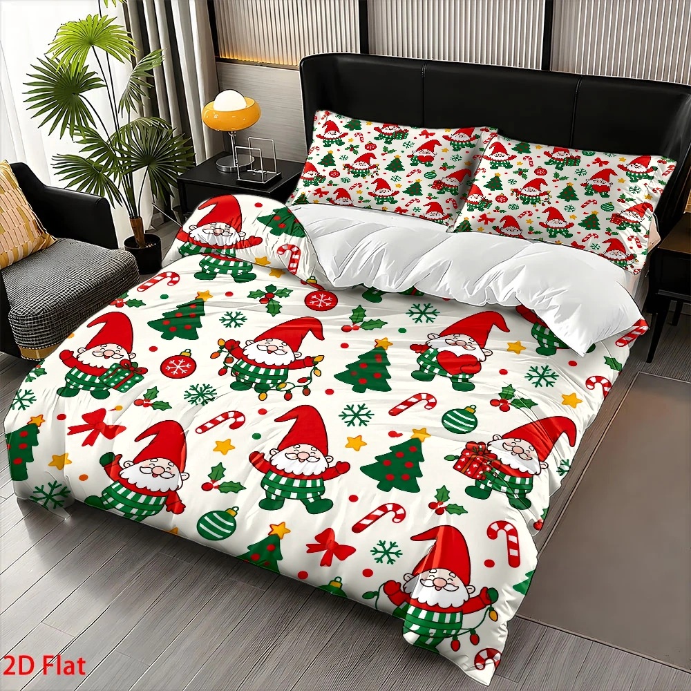 Christmas Gnome Christmas Tree - Duvet Cover Sets With Zipper recension och pris