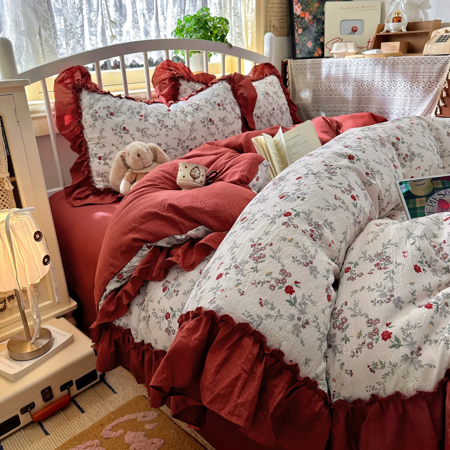 French Vintage Aesthetic Beddi - Aesthetic Floral Duvet Cover recension och pris