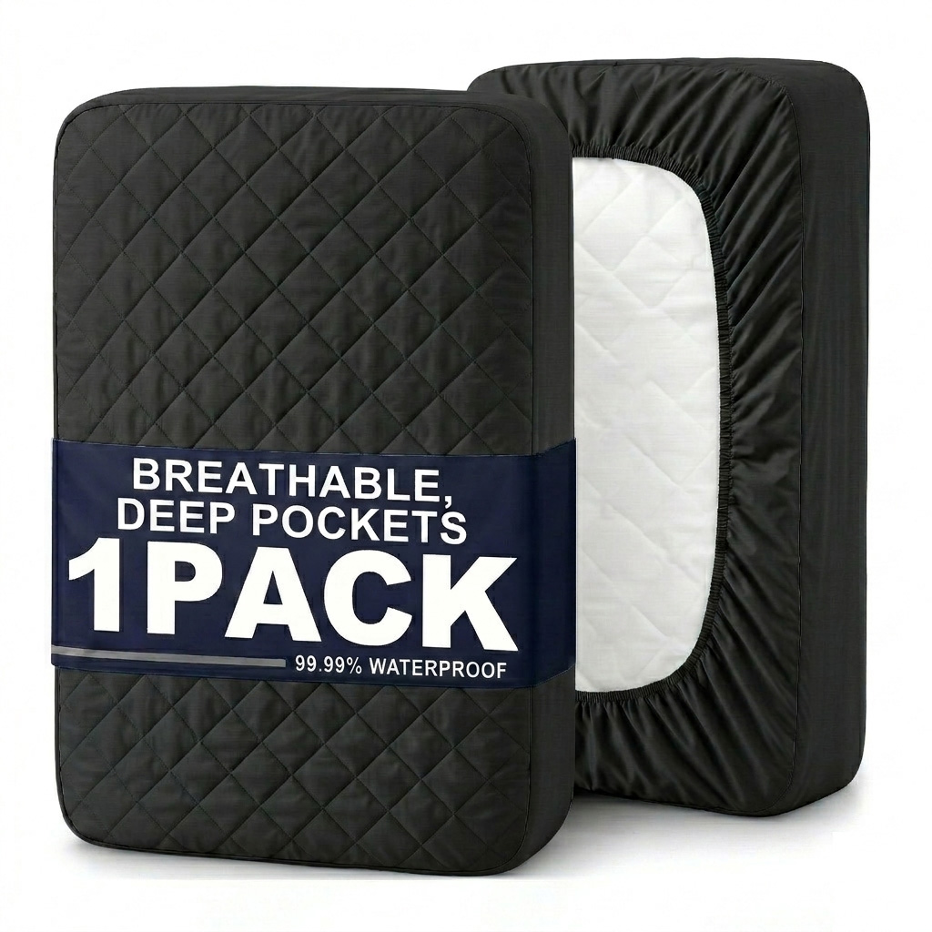 1pc Modern Soft Breathable Wat - Waterproof Mattress Protector Breathable recension och pris