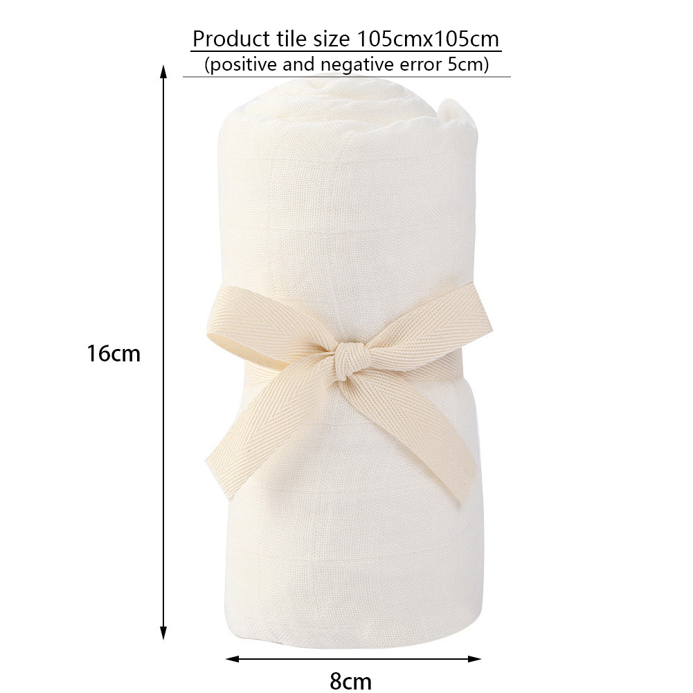 Solid Bamboo Cotton Baby Recei - Muslin Cotton Bedspread recension och pris