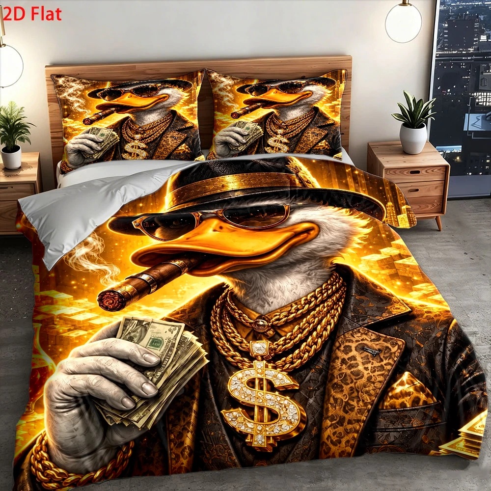 Wealthy Duck Theme Duvet Cover - Duvet Cover Sets With Zipper recension och pris