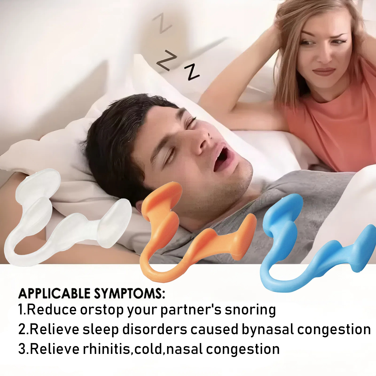 10PCS Silicone Anti Snore Nasa - Anti Snore Contour Pillow recension och pris