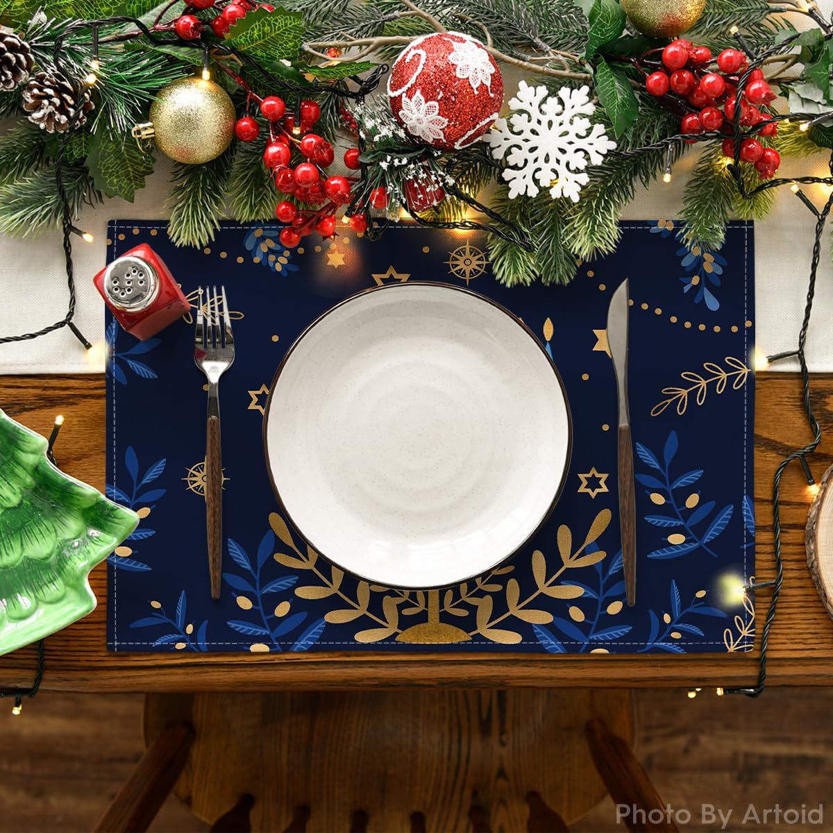 8Pcs Hanukkah Rosh Hashanah Pa - Kitchen recension och pris