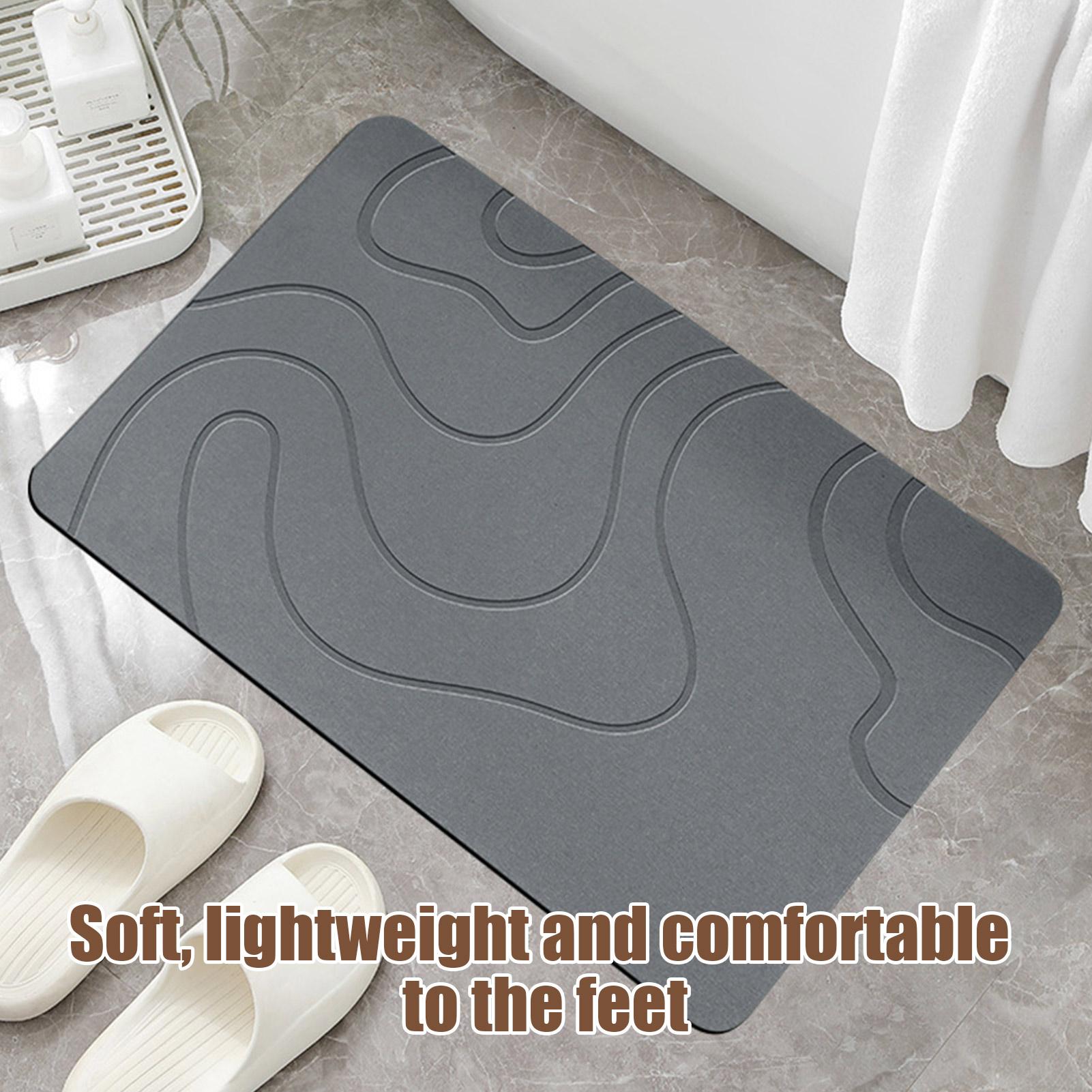 Quick Drying Stone Bath Mat, D - Quick Dry Diatomite Bath Mat recension och pris