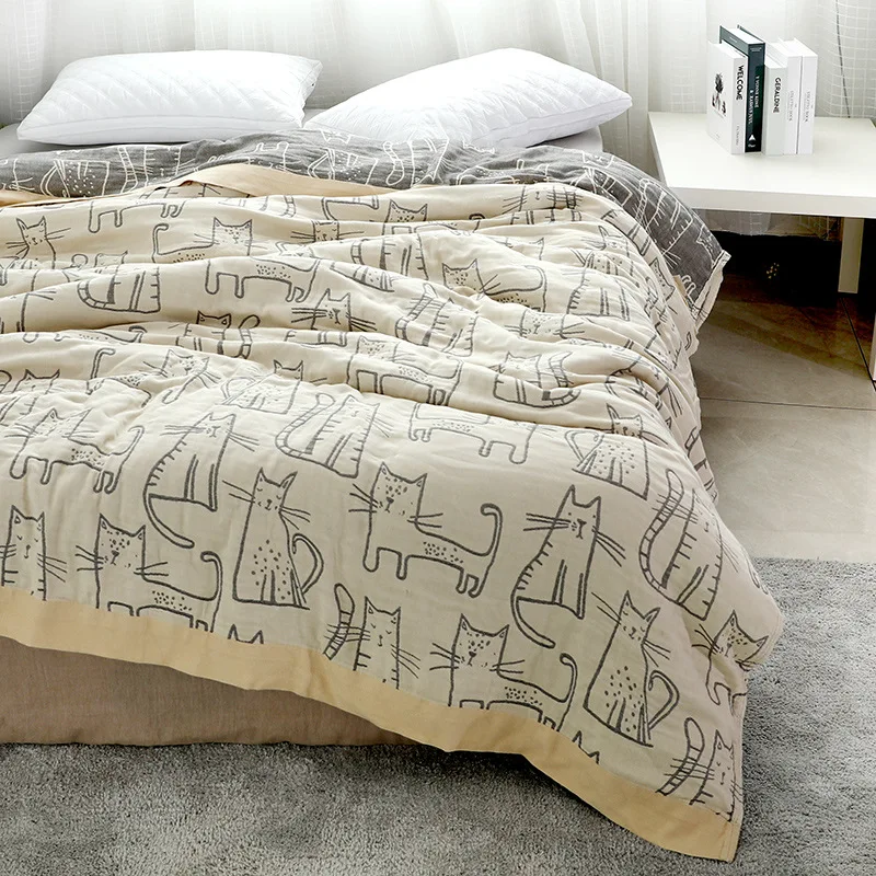 WASART Pure cotton twel muslin - Muslin Cotton Bedspread recension och pris