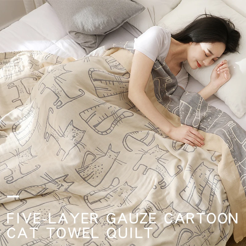 WASART Pure cotton twel muslin - Muslin Cotton Bedspread recension och pris