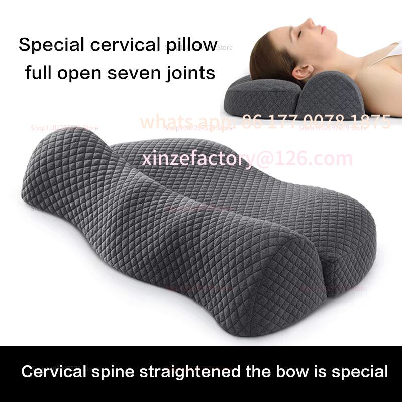 Customizable 2025 Cervical Mem - Memory Foam Orthopedic Pillow Neck Pain recension och pris
