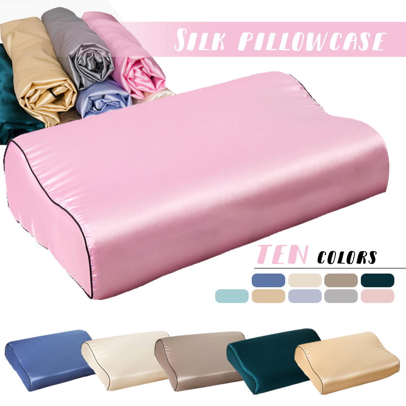 Imitation Silk Satin Latex Pil - Satin Silk Pillowcase Hair Skin recension och pris