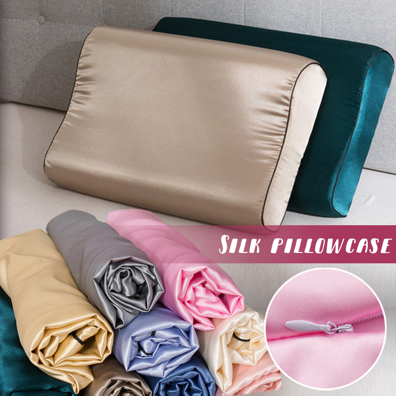 Imitation Silk Satin Latex Pil - Satin Silk Pillowcase Hair Skin recension och pris