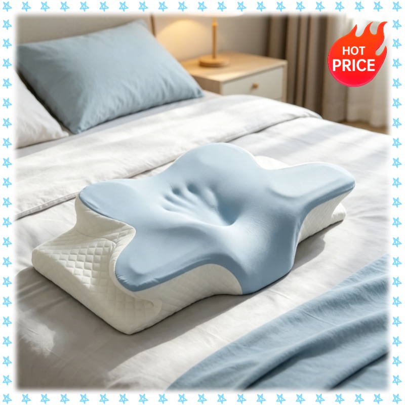 Breathable Cooling Memory Foam - Memory Foam Orthopedic Pillow Neck Pain recension och pris