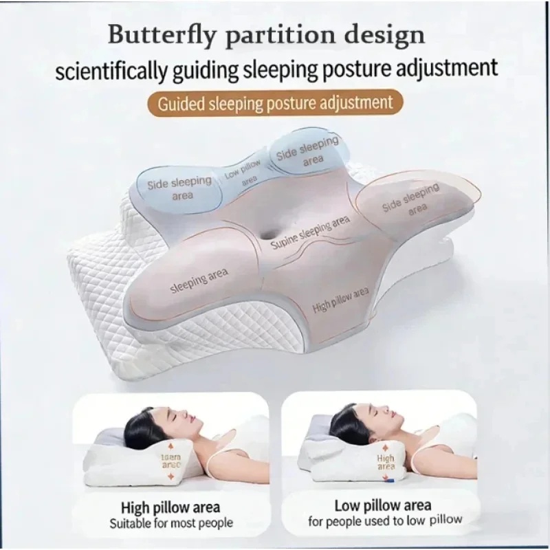 Breathable Cooling Memory Foam - Memory Foam Orthopedic Pillow Neck Pain recension och pris
