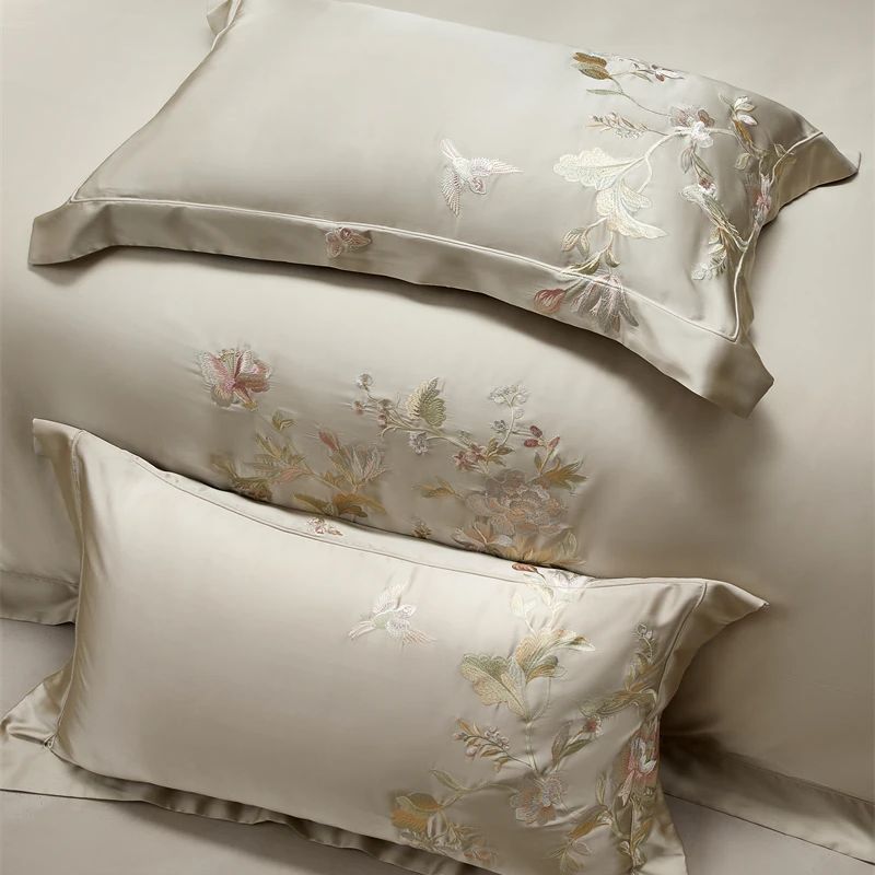 High Precision Brocade Lyocell - Aesthetic Floral Duvet Cover recension och pris