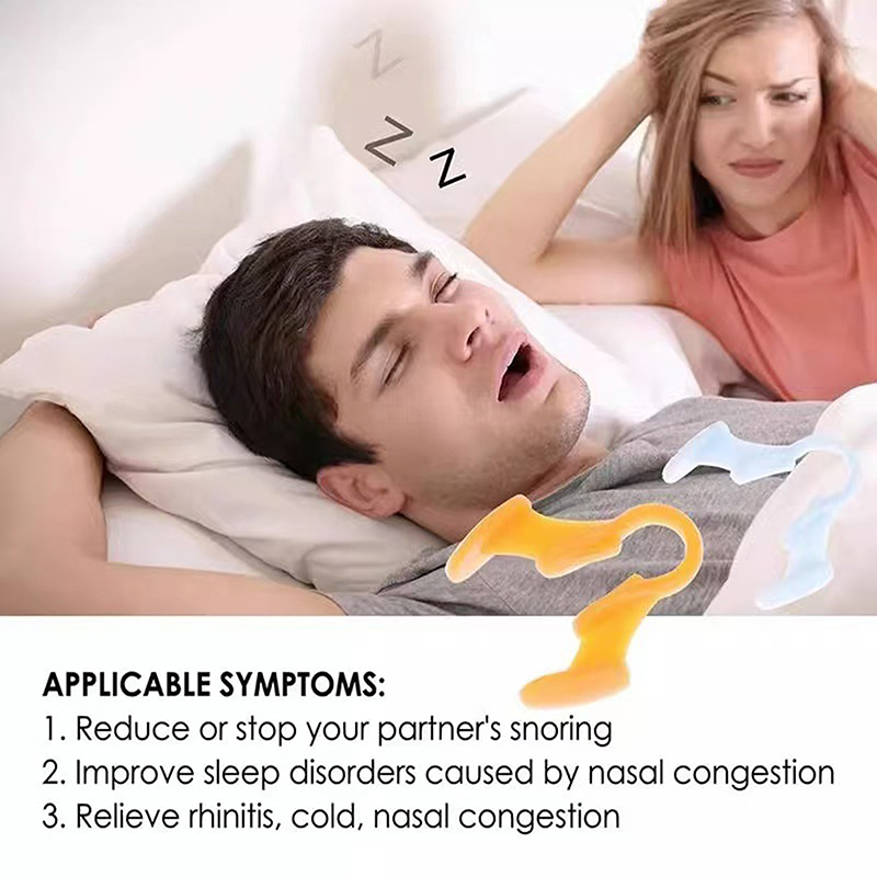 2PCS Silicone Anti Snoring Nas - Anti Snore Contour Pillow recension och pris